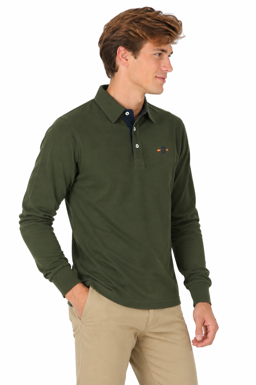 Polo verde España basic
