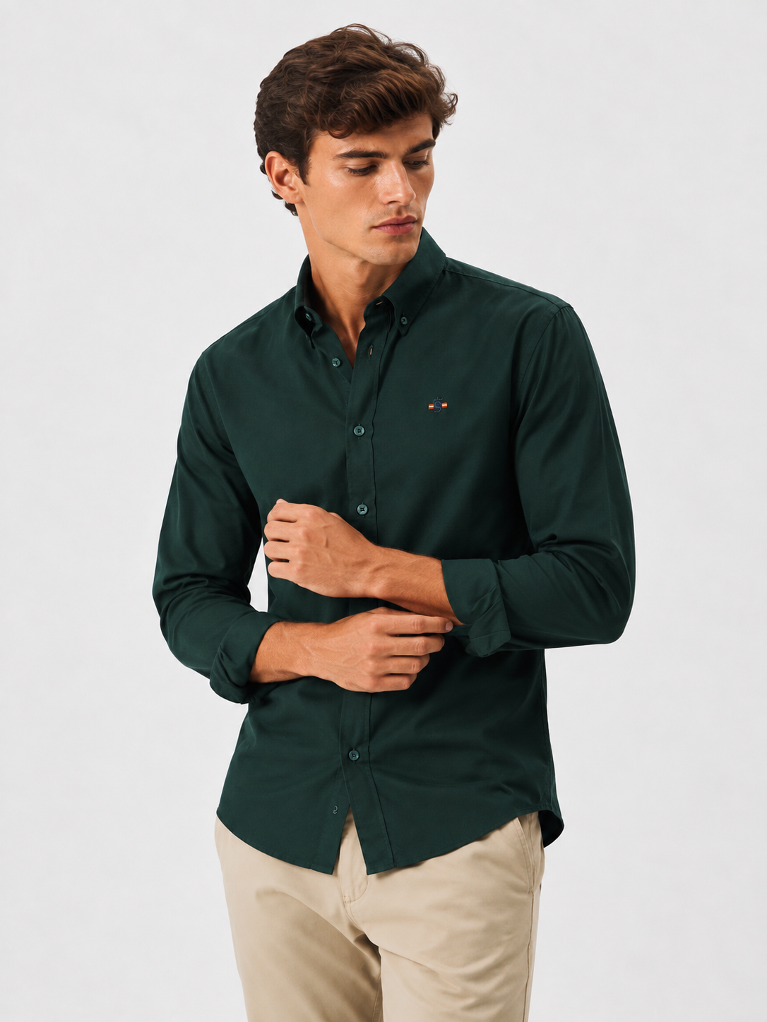 Camisa VERDE BOTELLA