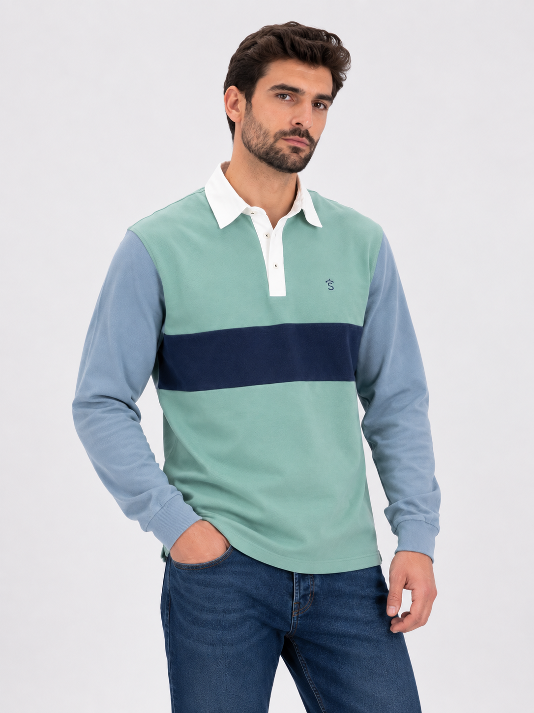 Polo Rugby Azul