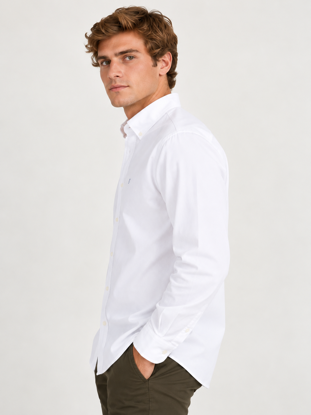 Camisa blanca Oxford Classic