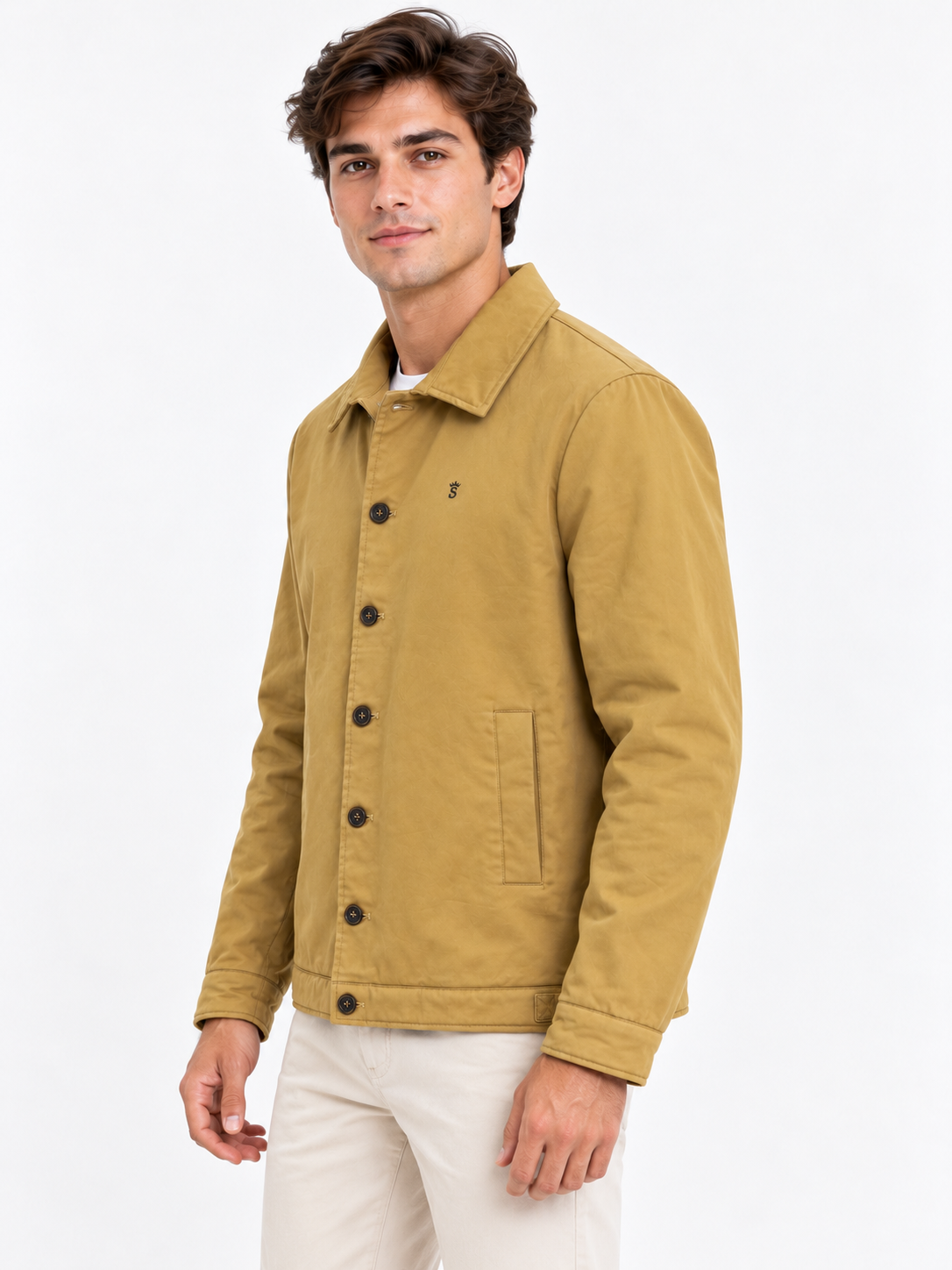 Cazadora camel
