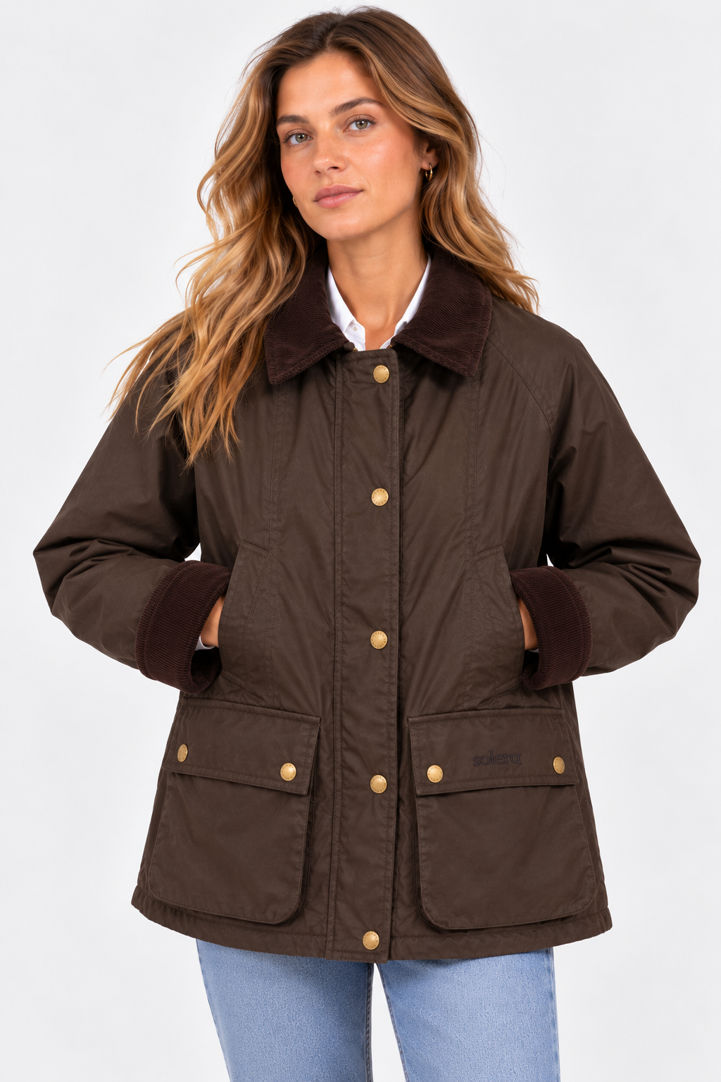 parka encerada MARRON