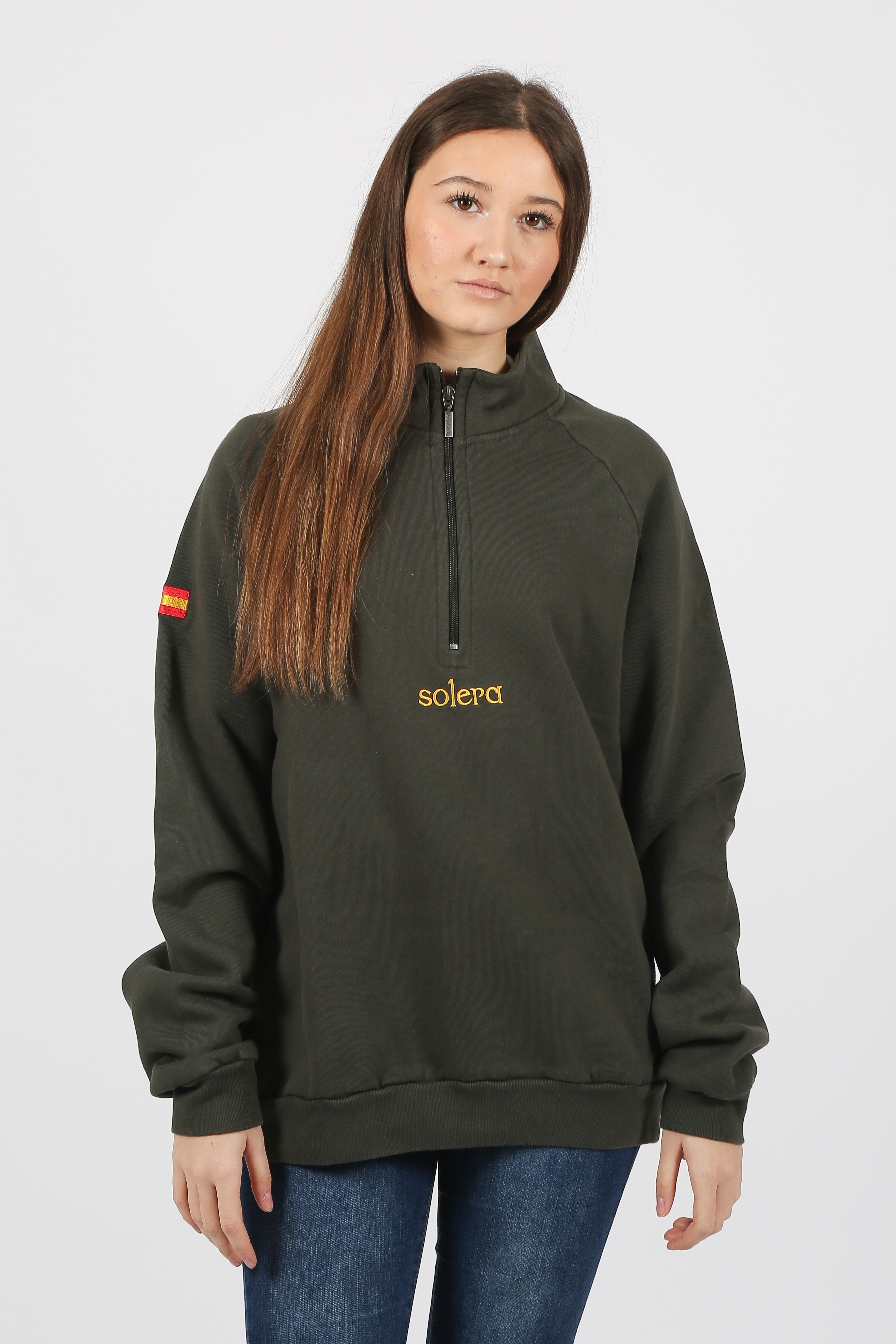 Sudadera Verde Botella