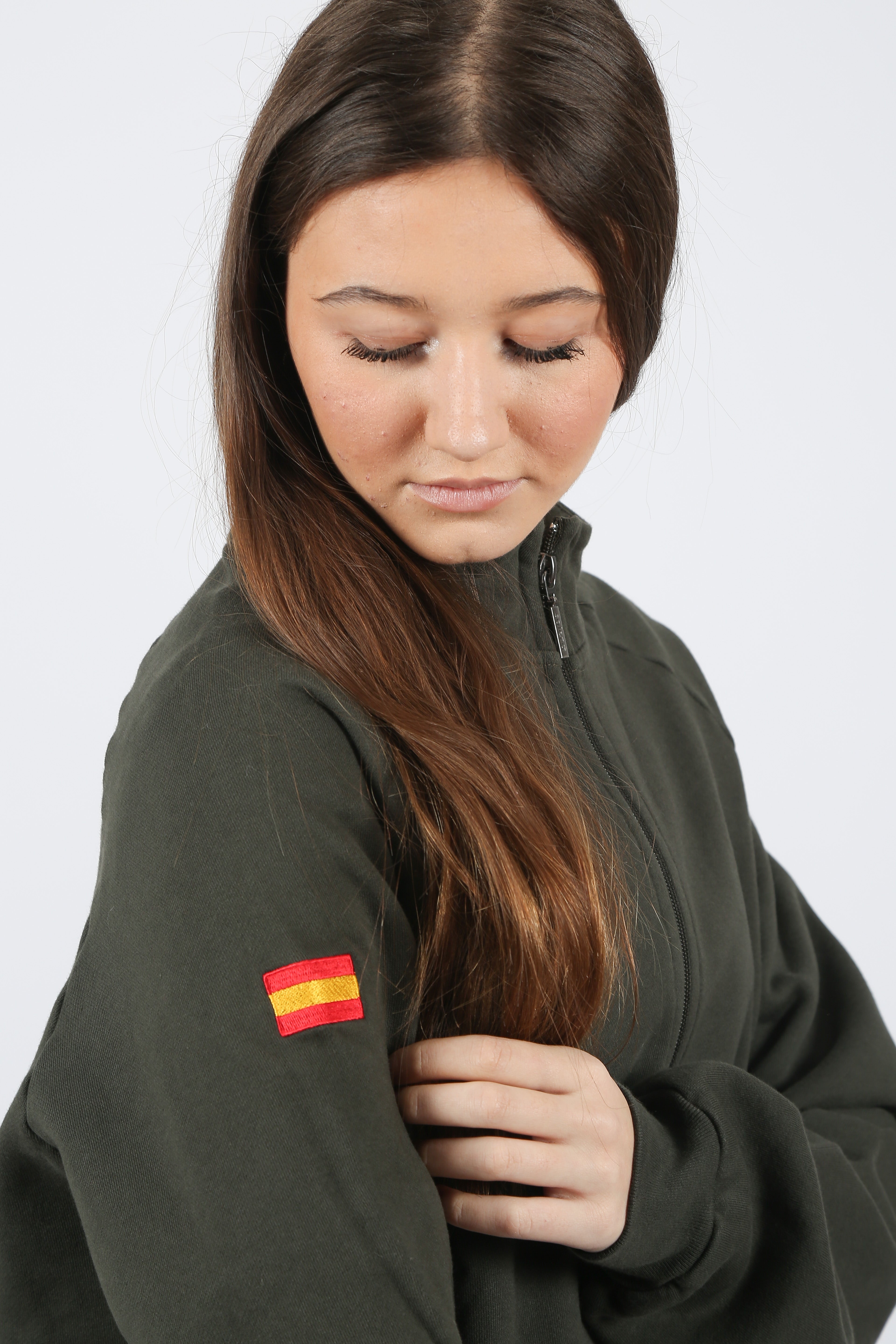 Sudadera Verde Botella