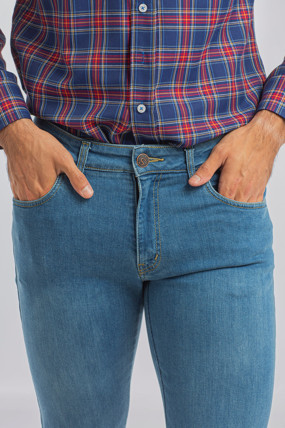 Pantalón Tejano Azul