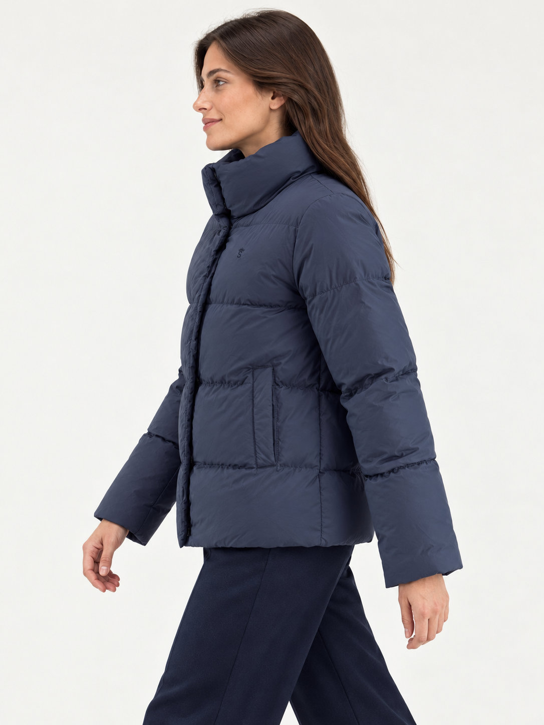 Parka Pluma Marino