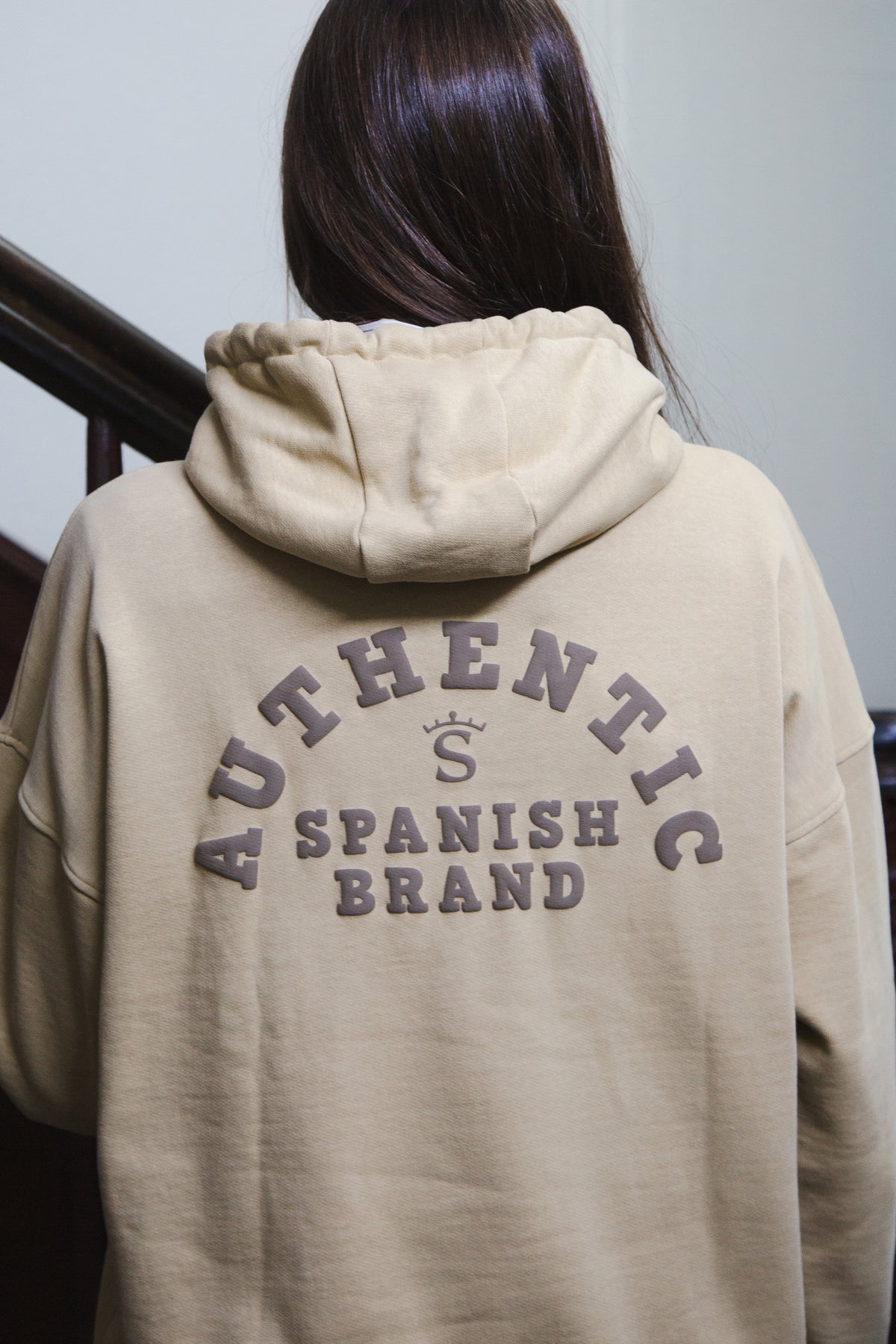 Sudadera Authentic Beige