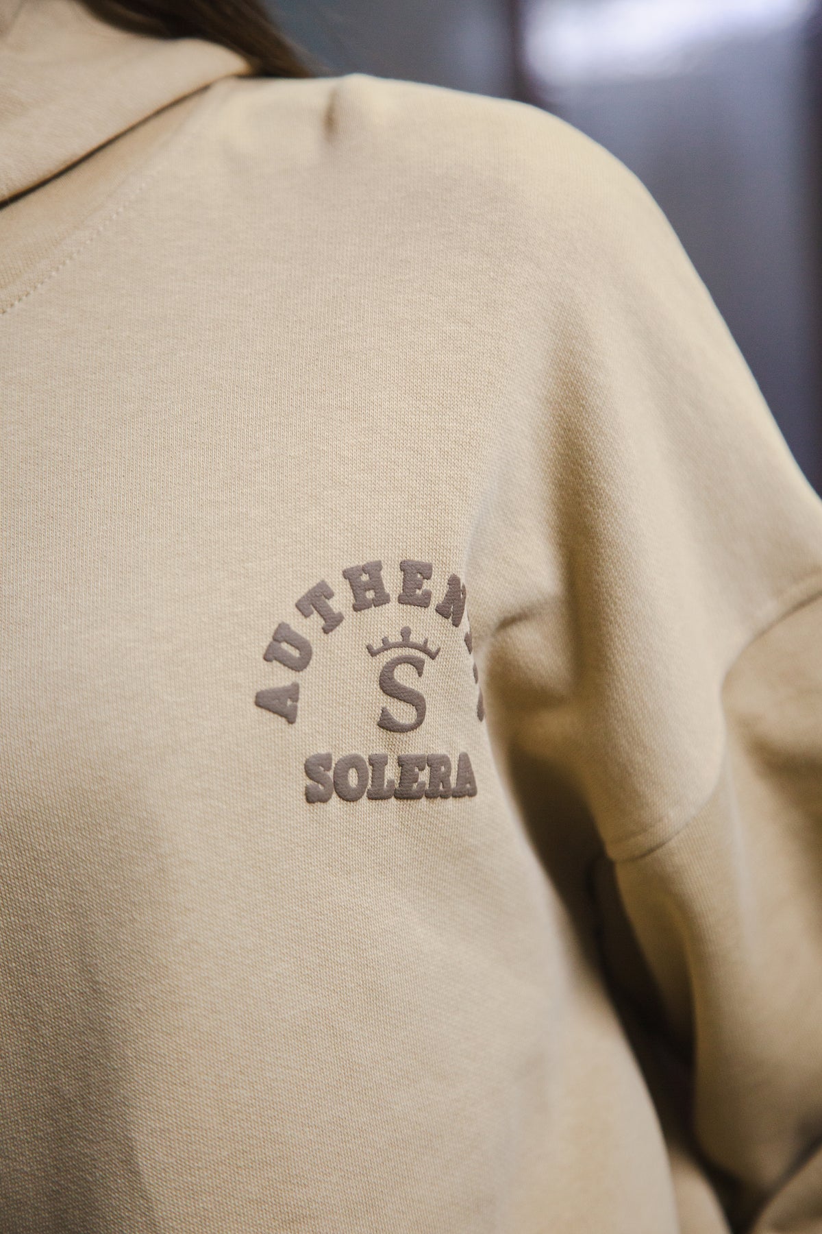 Sudadera Authentic Beige