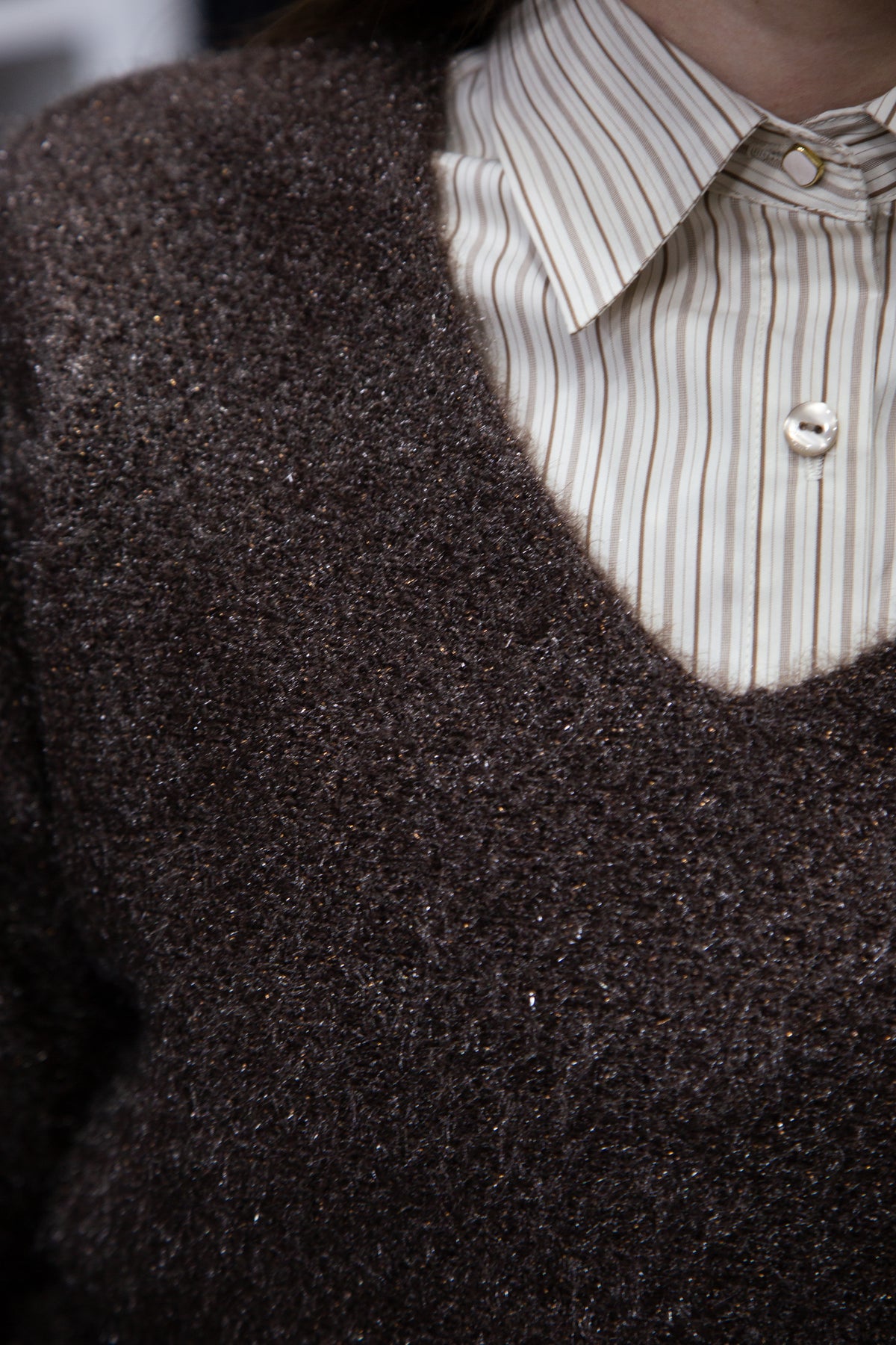 Jersey Marrón Brillo