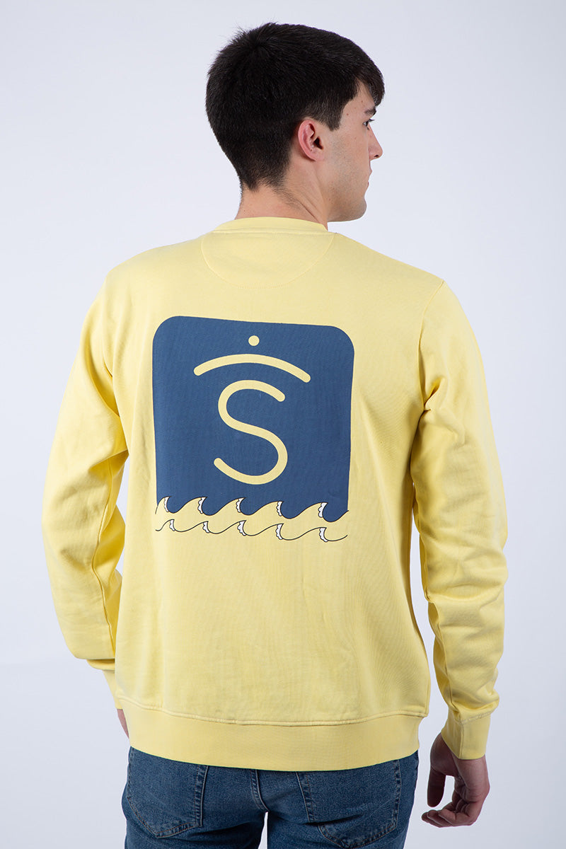 Sudadera Ola Amarilla