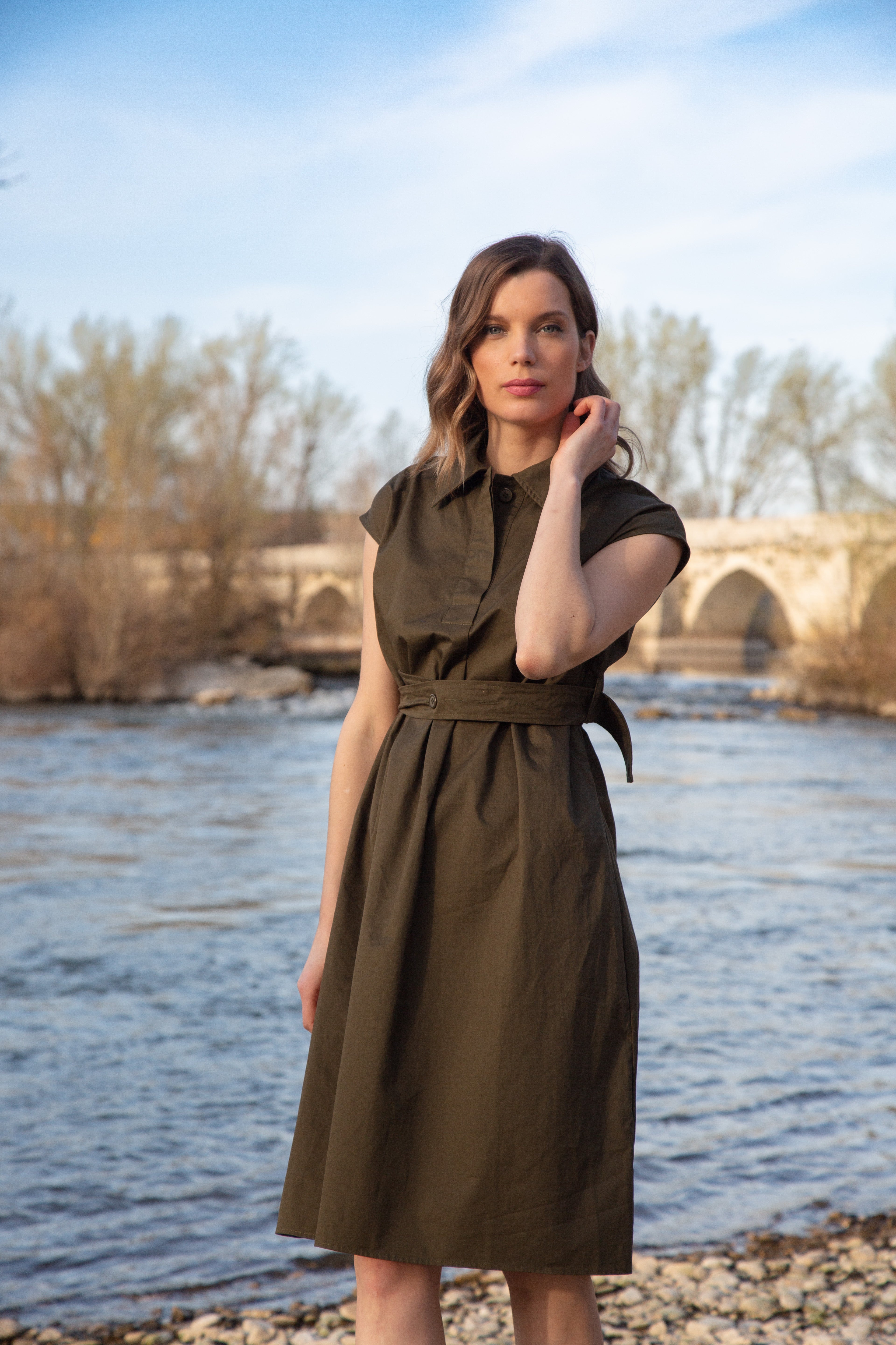 Vestido Kaki