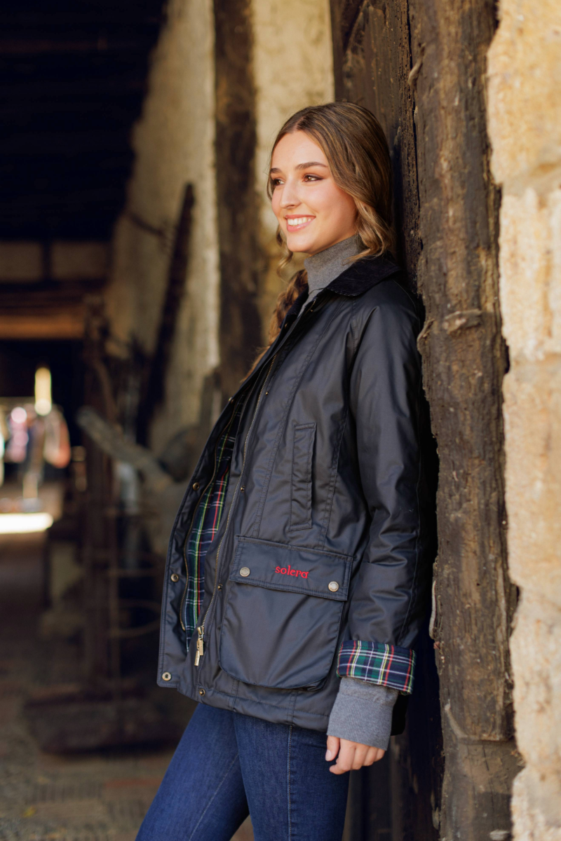 Parka Encerada Marino