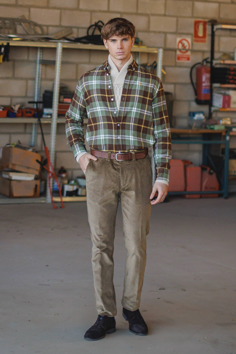 Pantalon Pana Camel