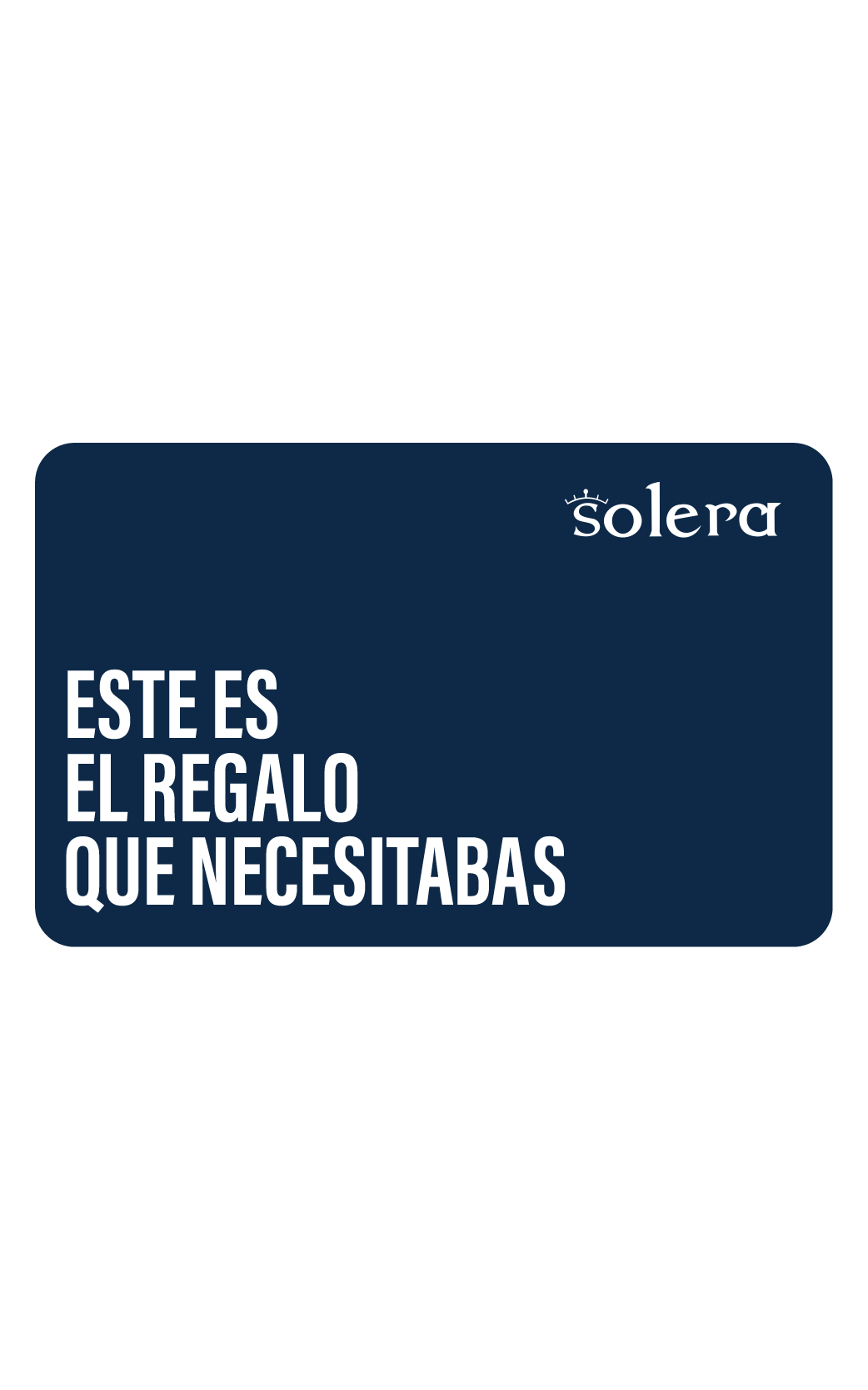 Tarjeta Regalo Digital Solera