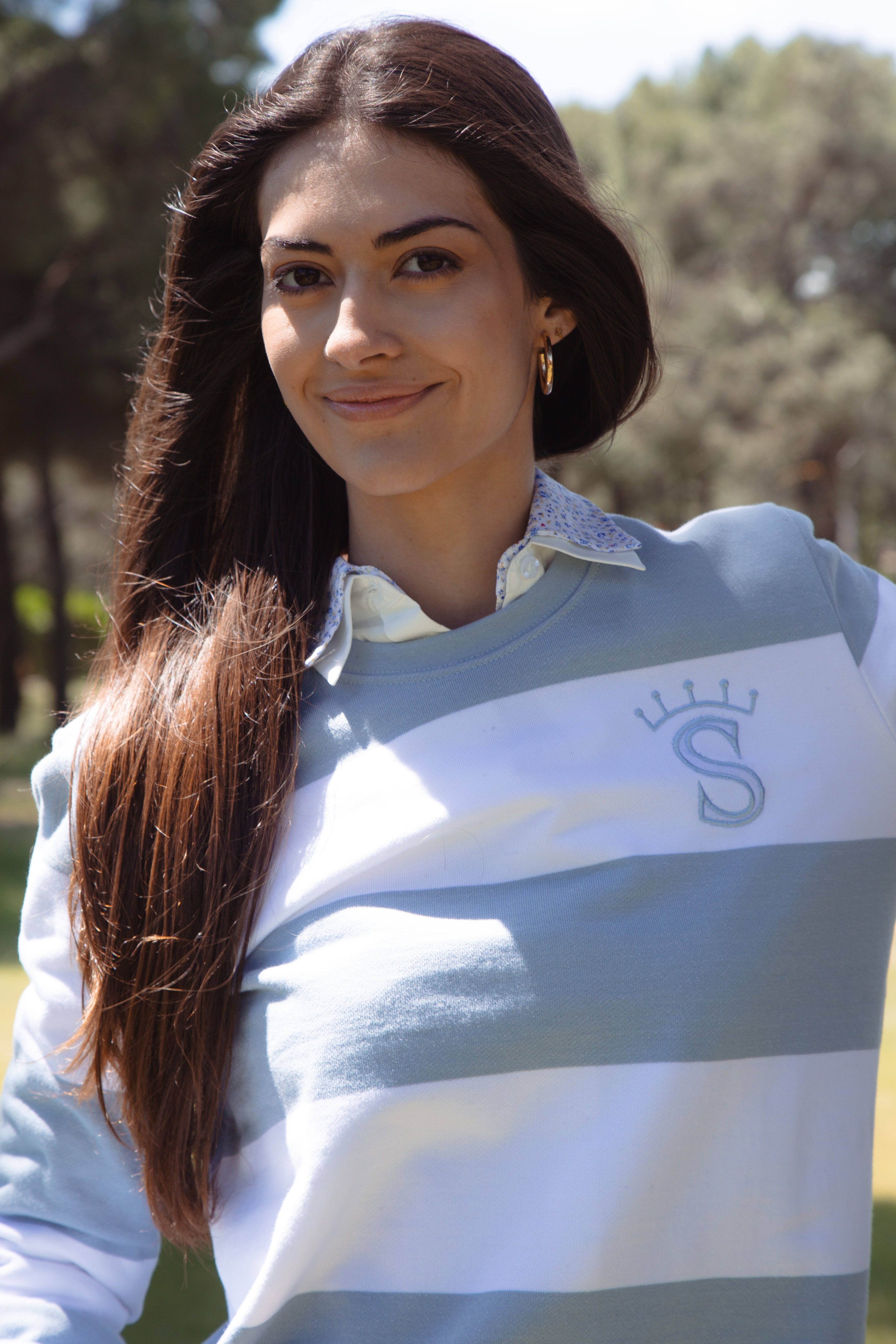 Sudadera Celeste