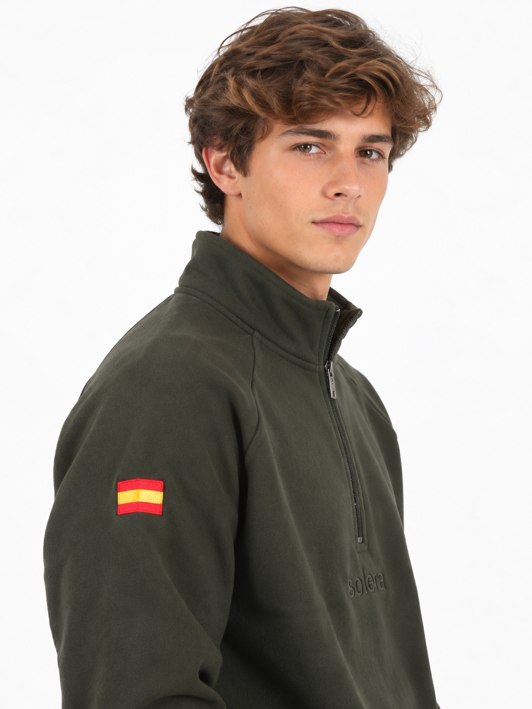 Sudadera España Kaki