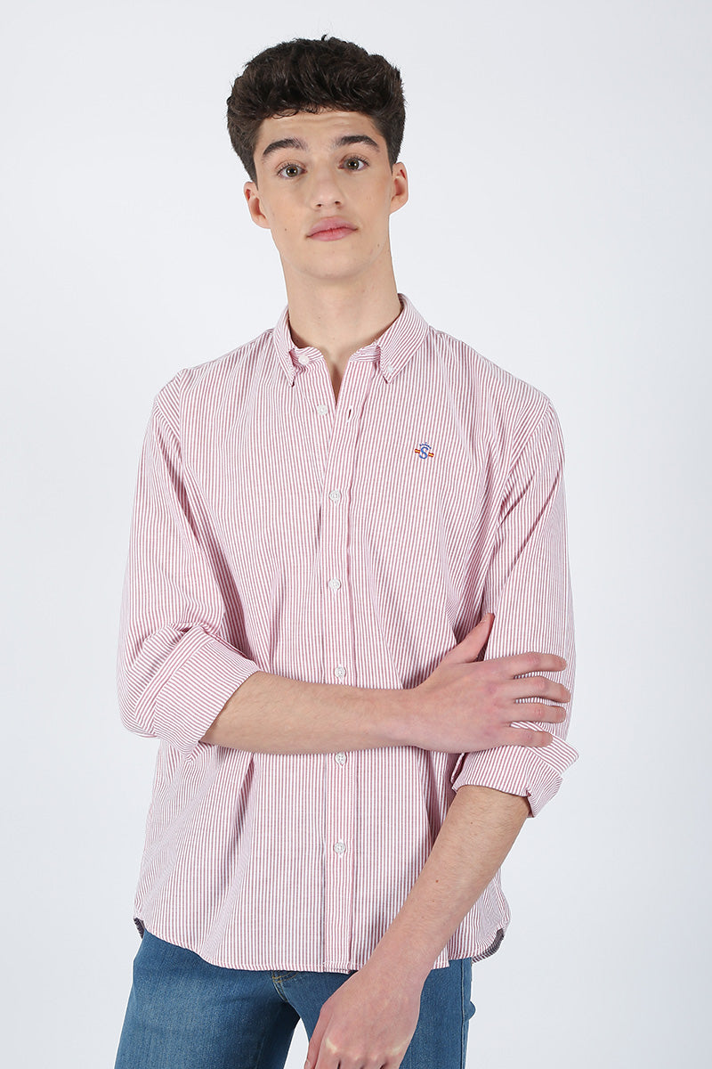 Camisa Listrada Vermelha