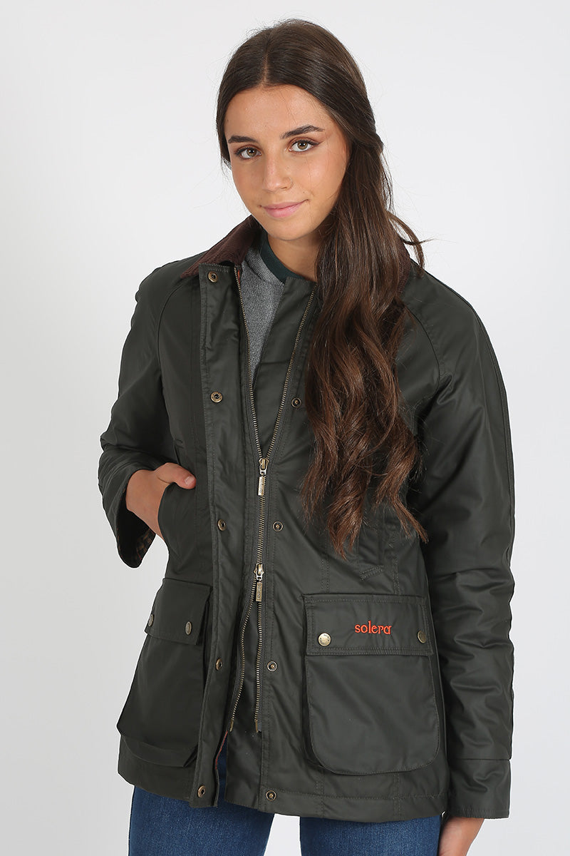 Parka Encerada Kaki