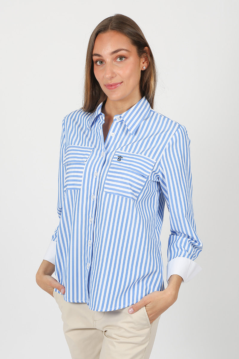 camisa Azul