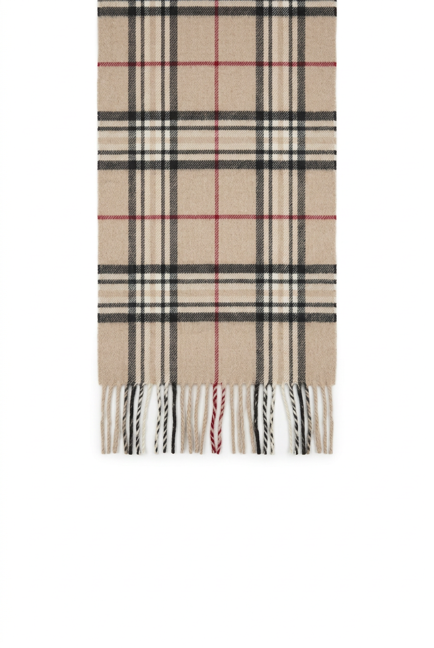 Bufanda beige, vista de detalle