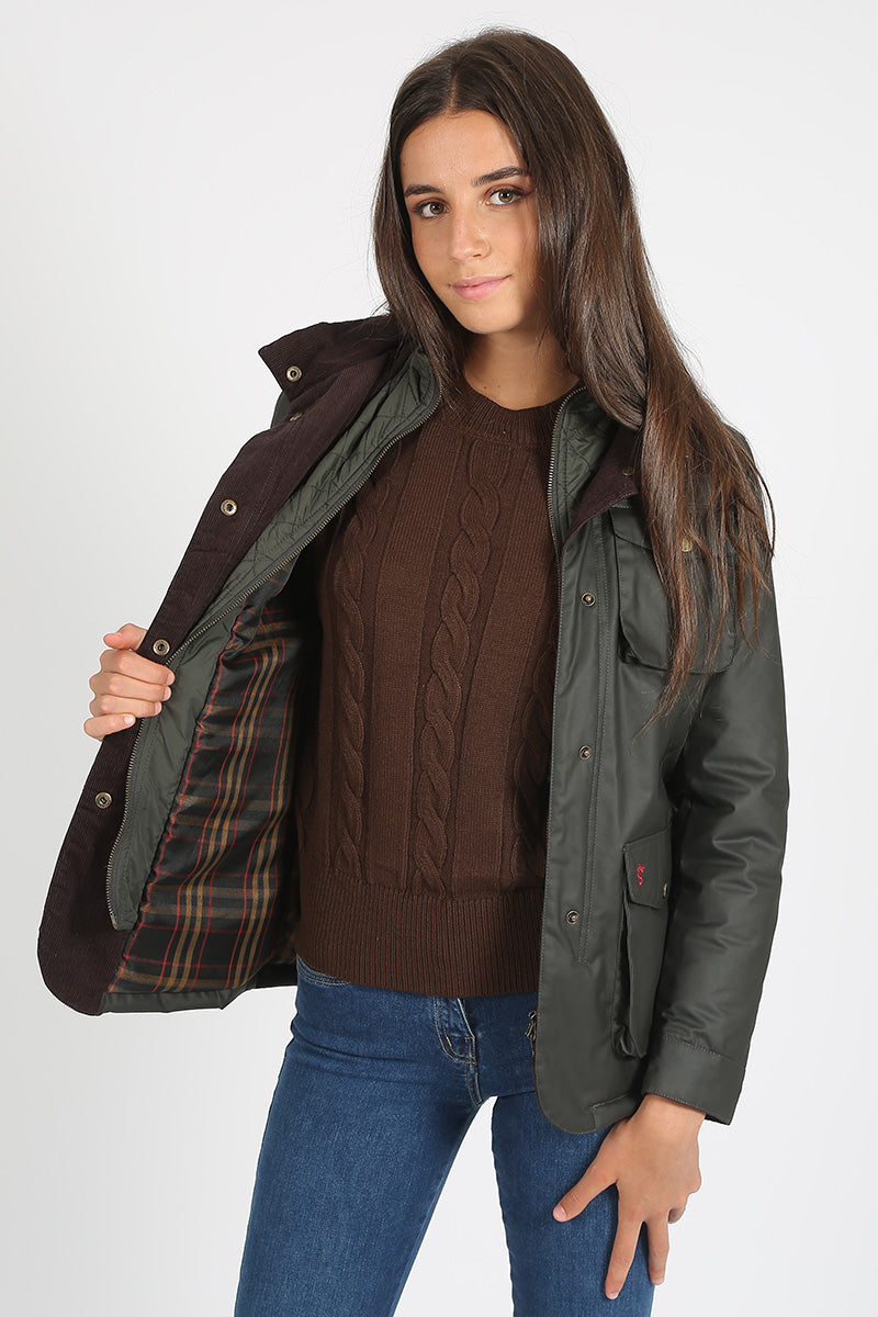 Parka Encerada KAKI