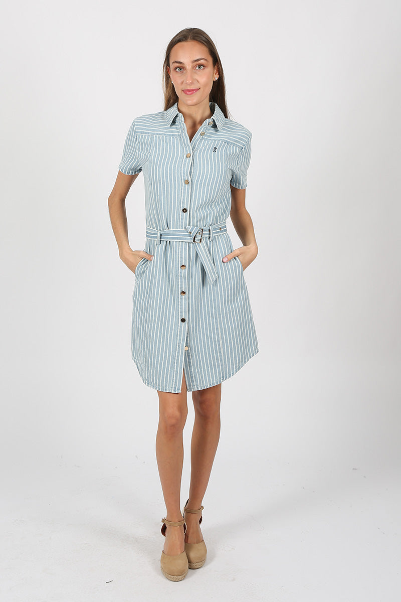 Vestido Dara Celeste