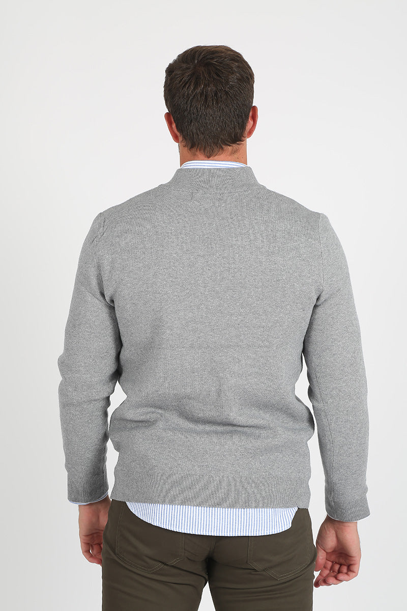 Jersey cremallera Gris