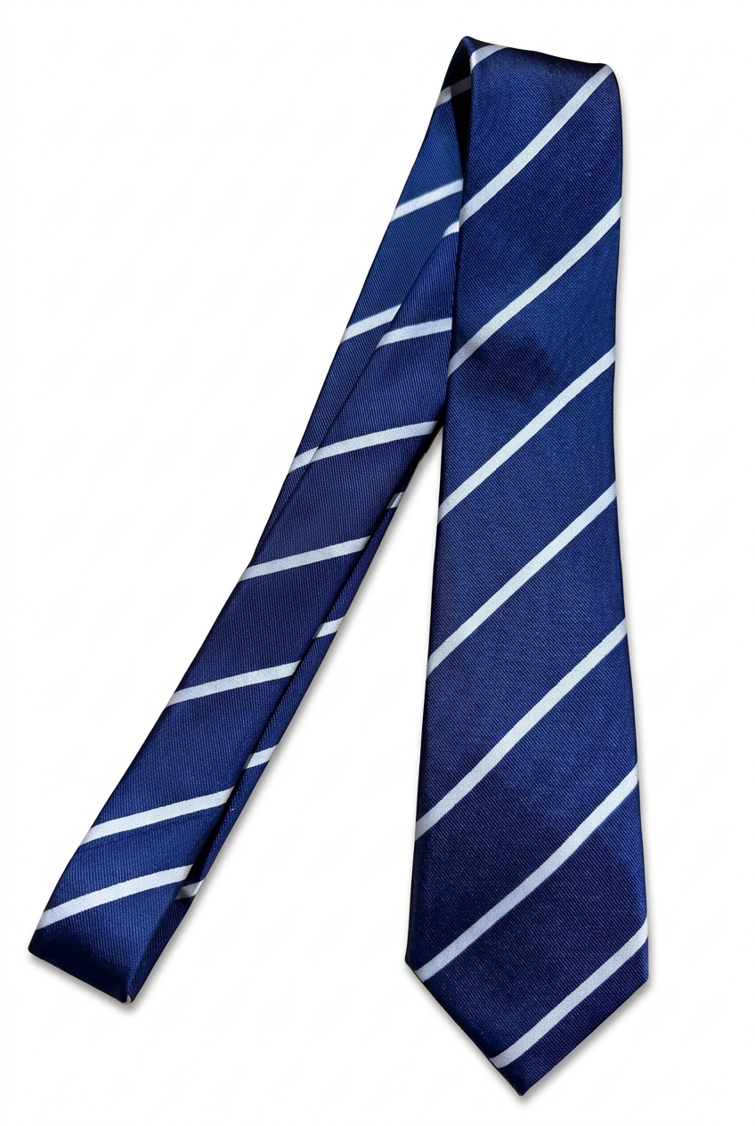 Corbata de rayas extendida para ecommerce
