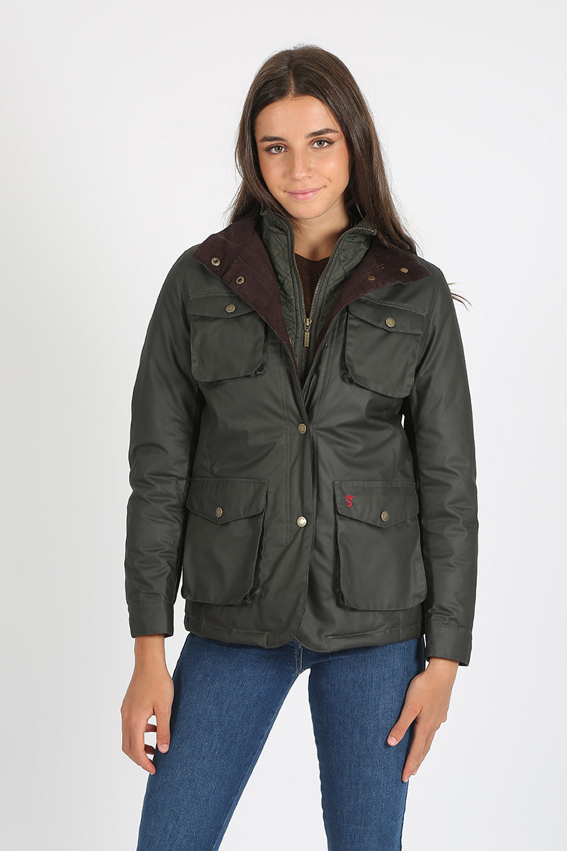 Parka Encerada KAKI