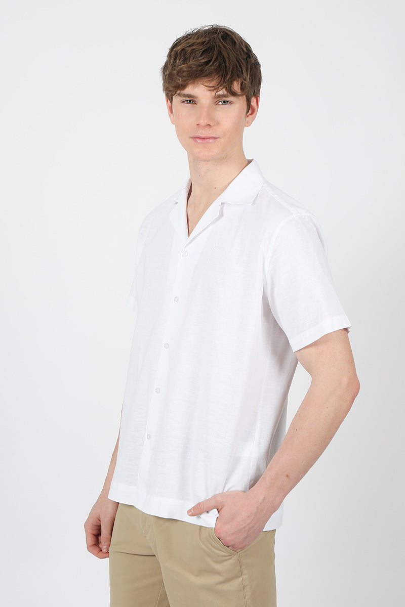 Camisa lino blanco