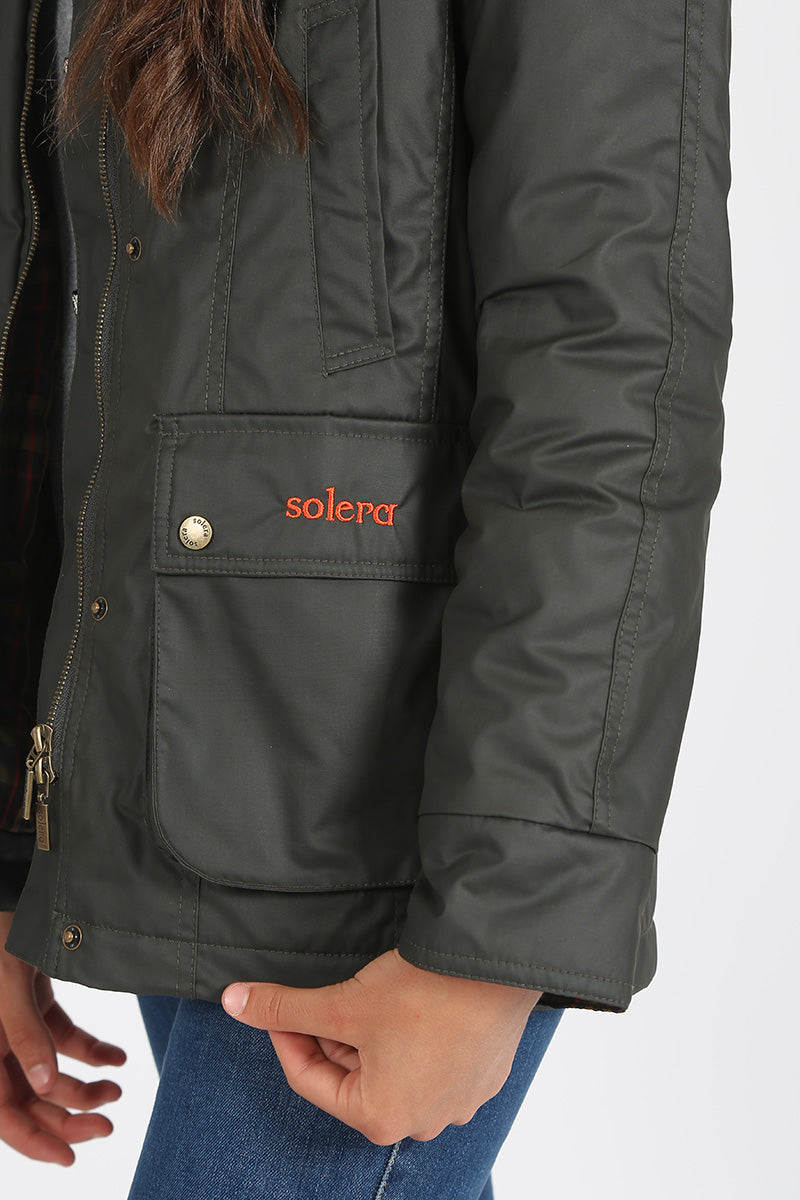 Parka Encerada Kaki