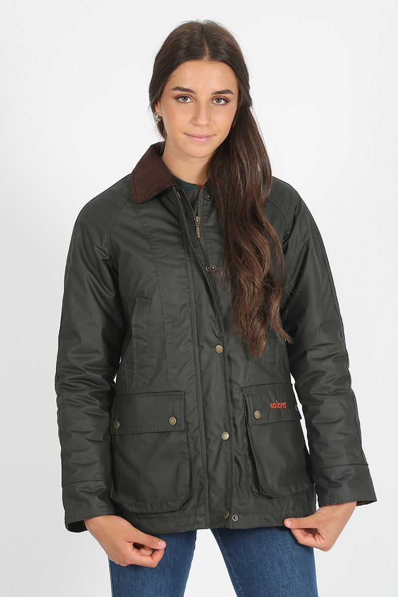 Parka Encerada Kaki