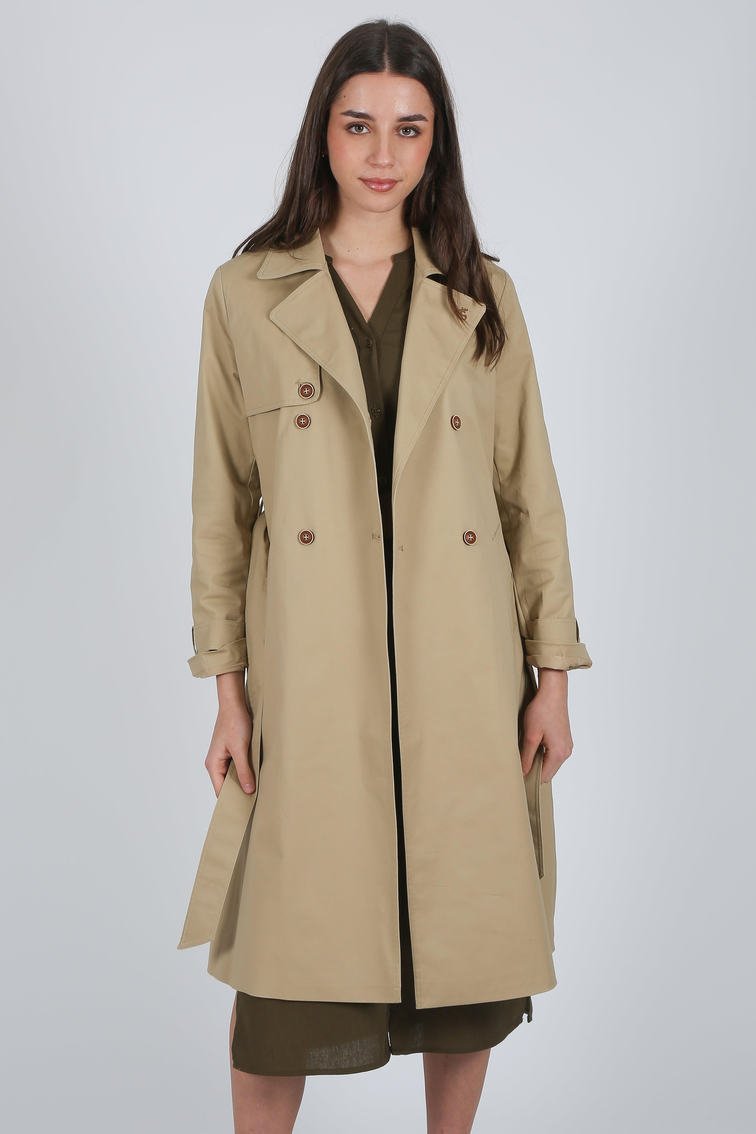 Gabardina Camel