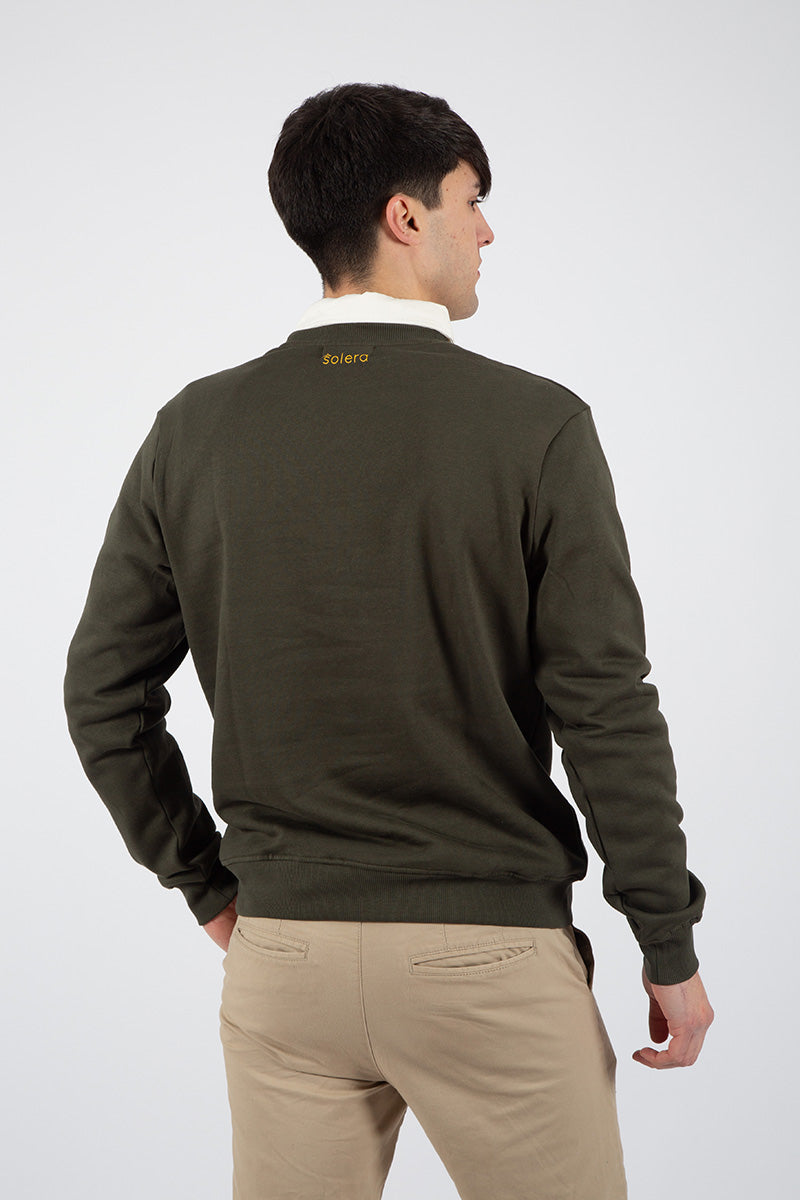 Green sweatshirt