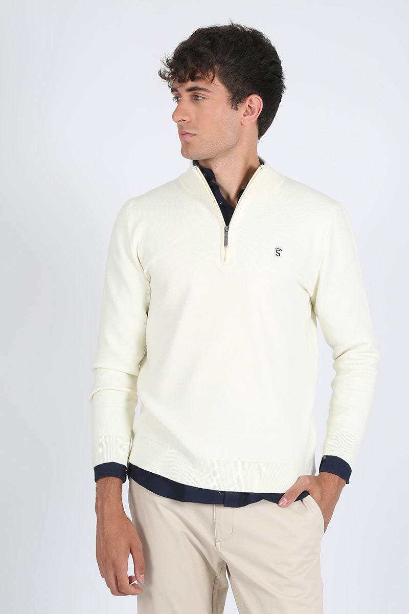 Jersey cremallera Piedra