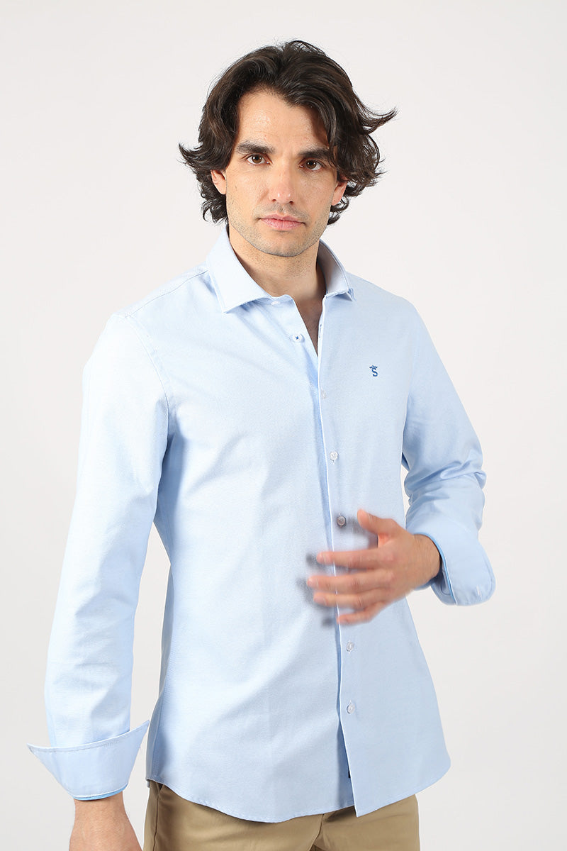 Camisa Celeste