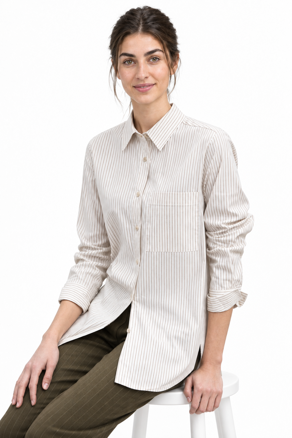 blusa raya beige
