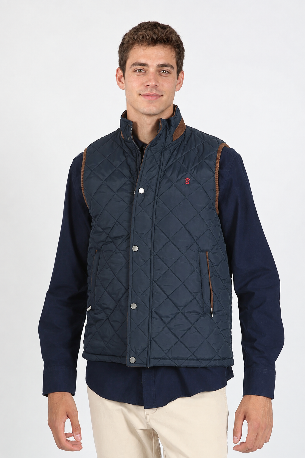 Navy Husky Vest