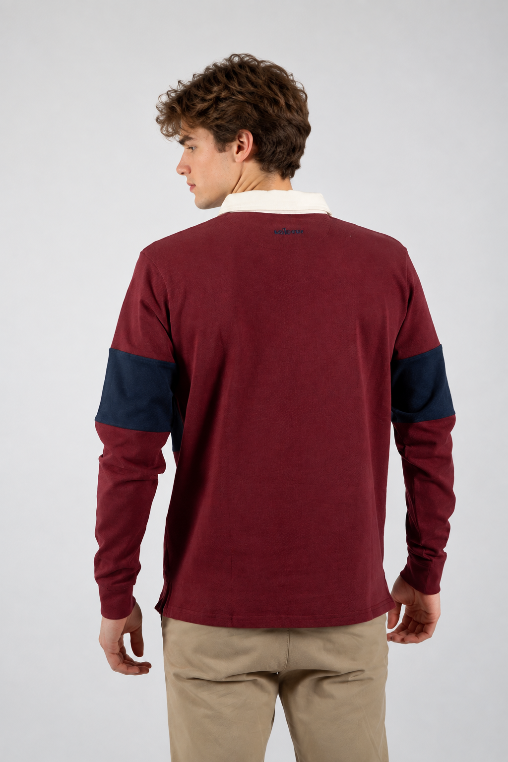Garnet stripe polo