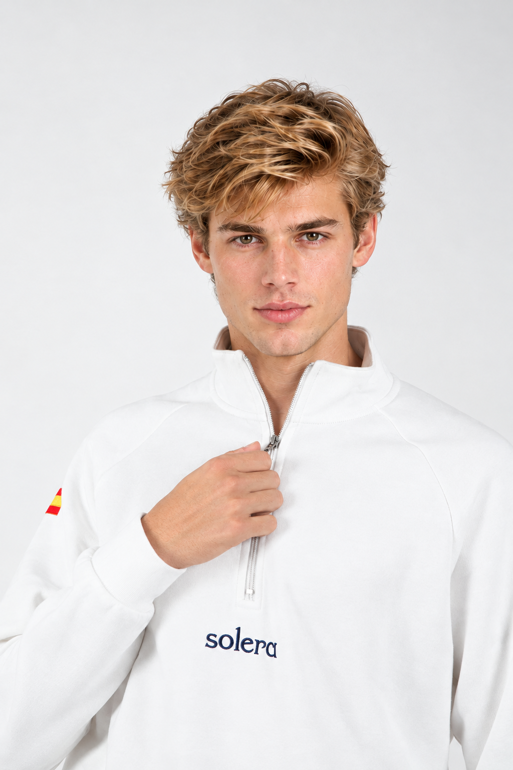 Sudadera España blanca