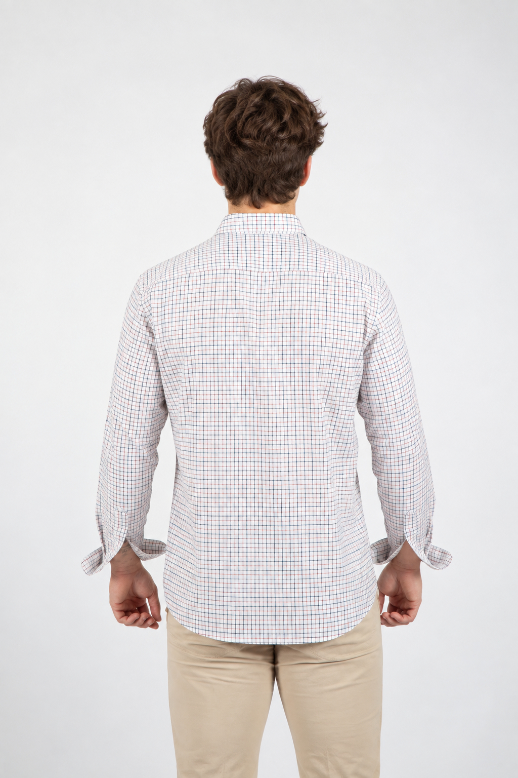 Camisa cuadro Marino rojo.