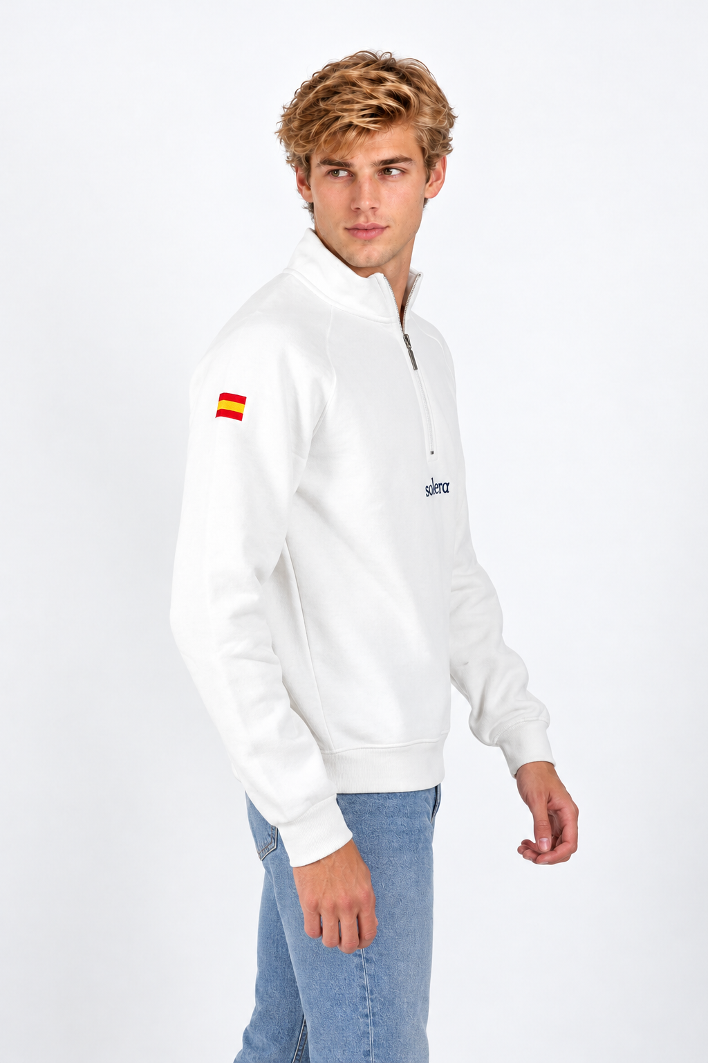 Sudadera España blanca