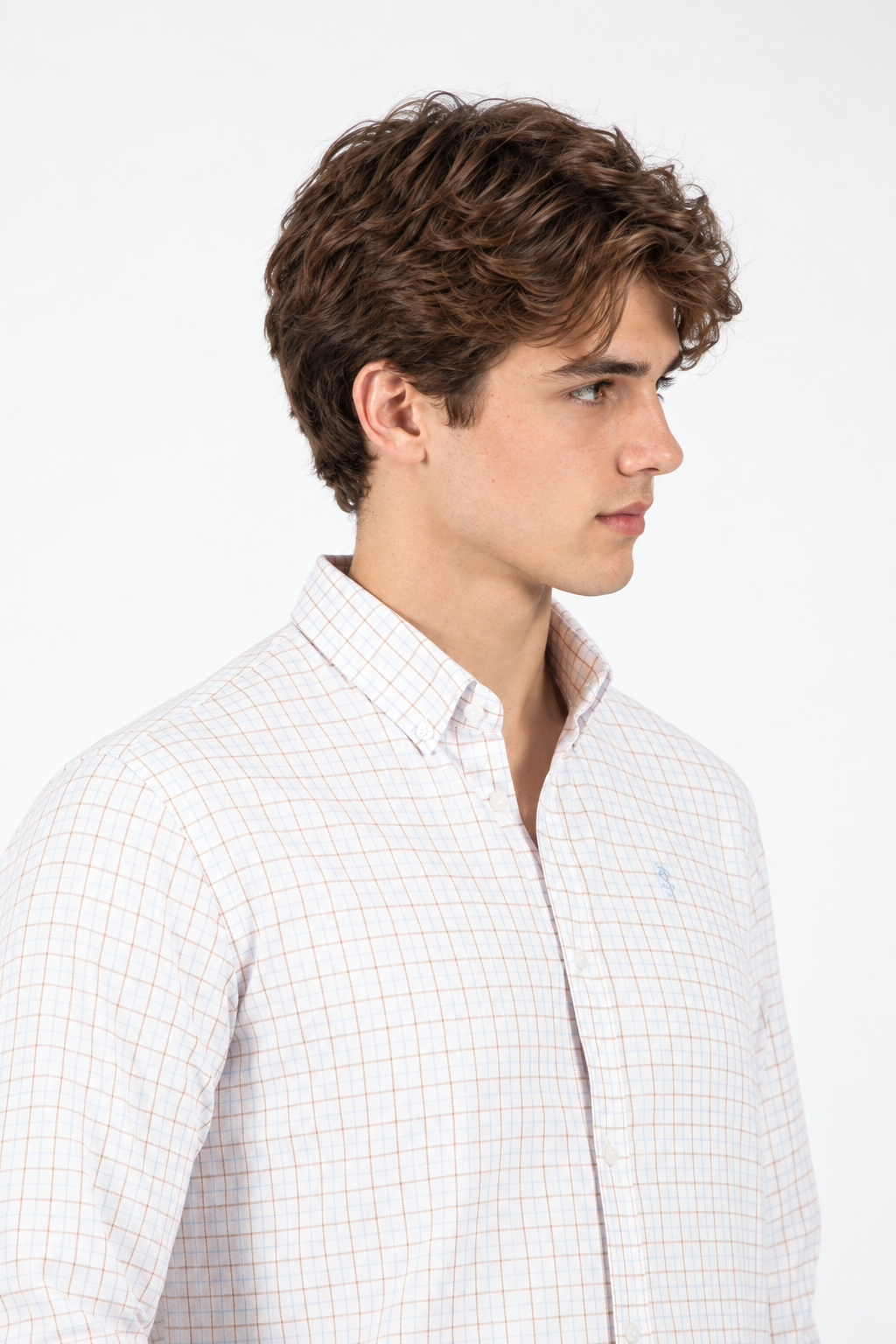 Checkered viyela shirt