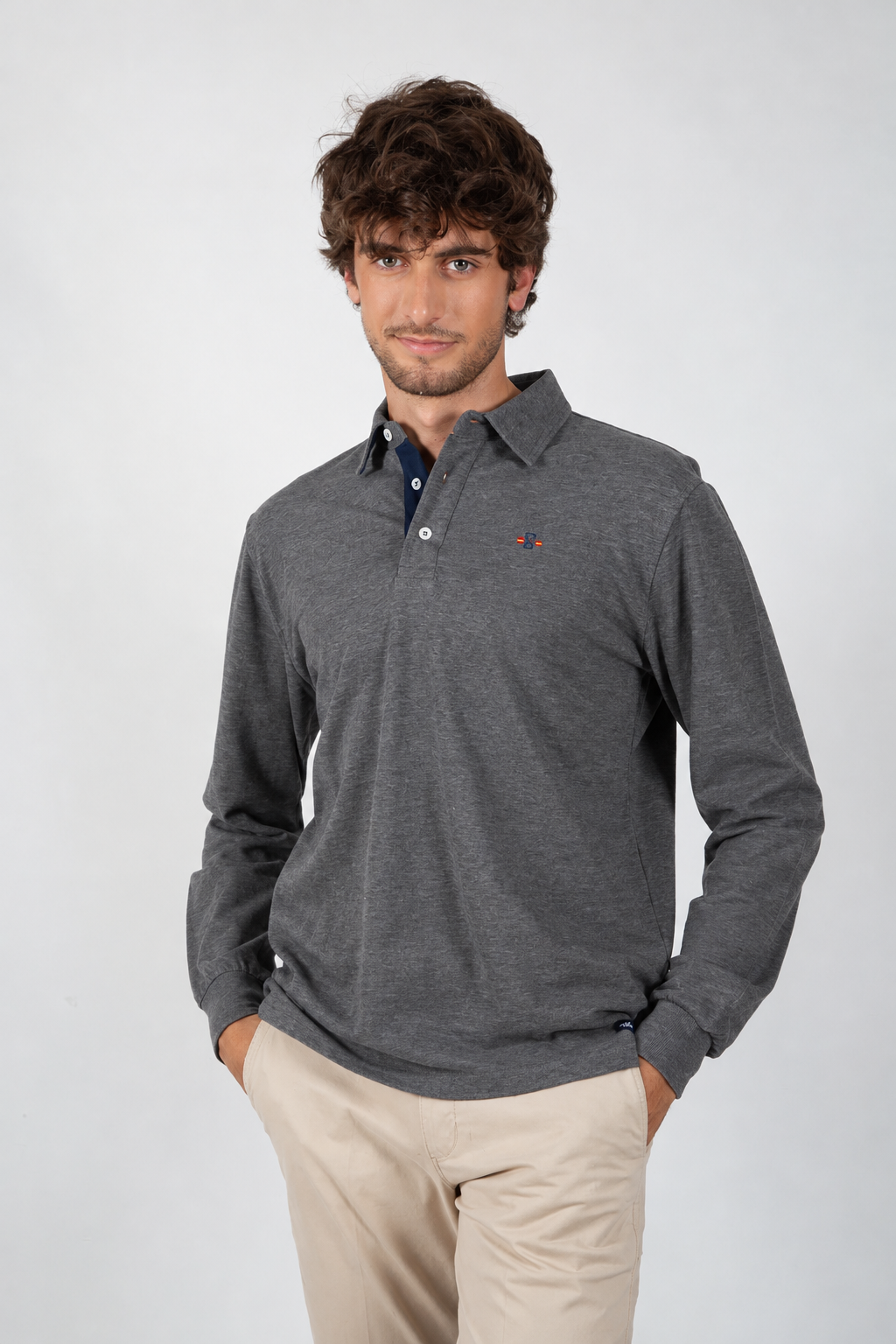 Polo españa gris basic