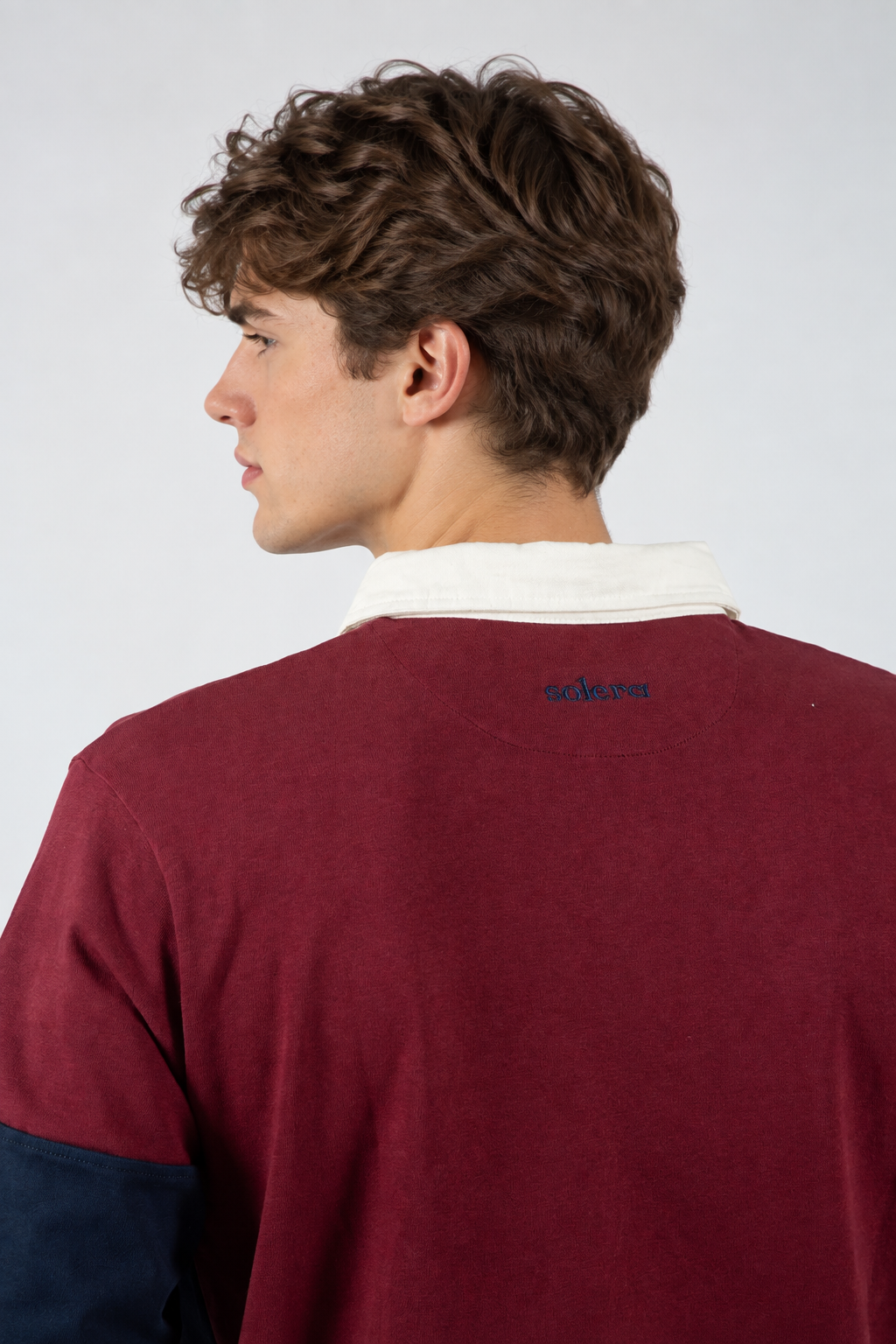 Garnet stripe polo