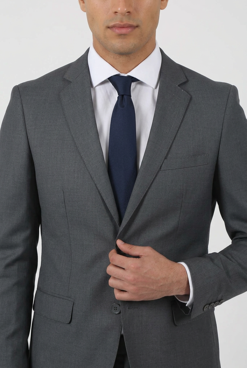 Traje gris marengo