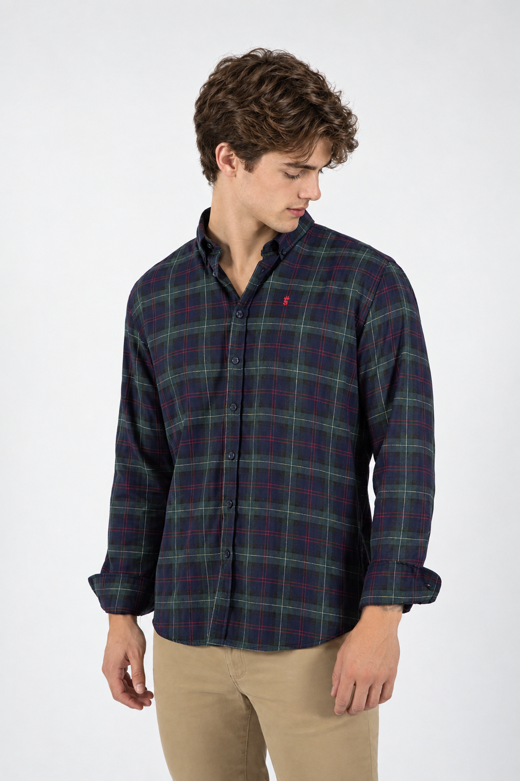 Camisa Marino verde.