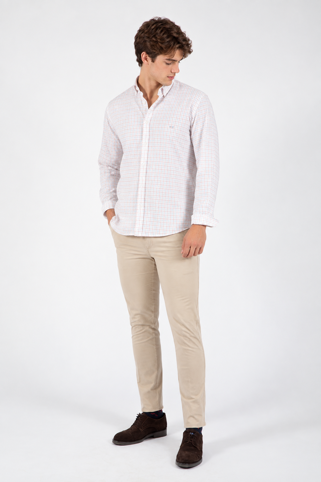 Checkered viyela shirt