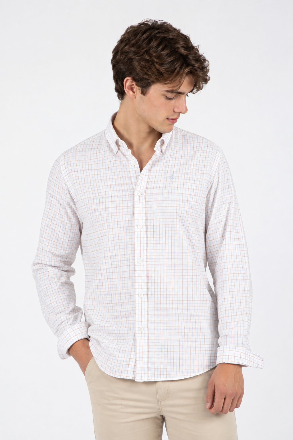 Checkered viyela shirt