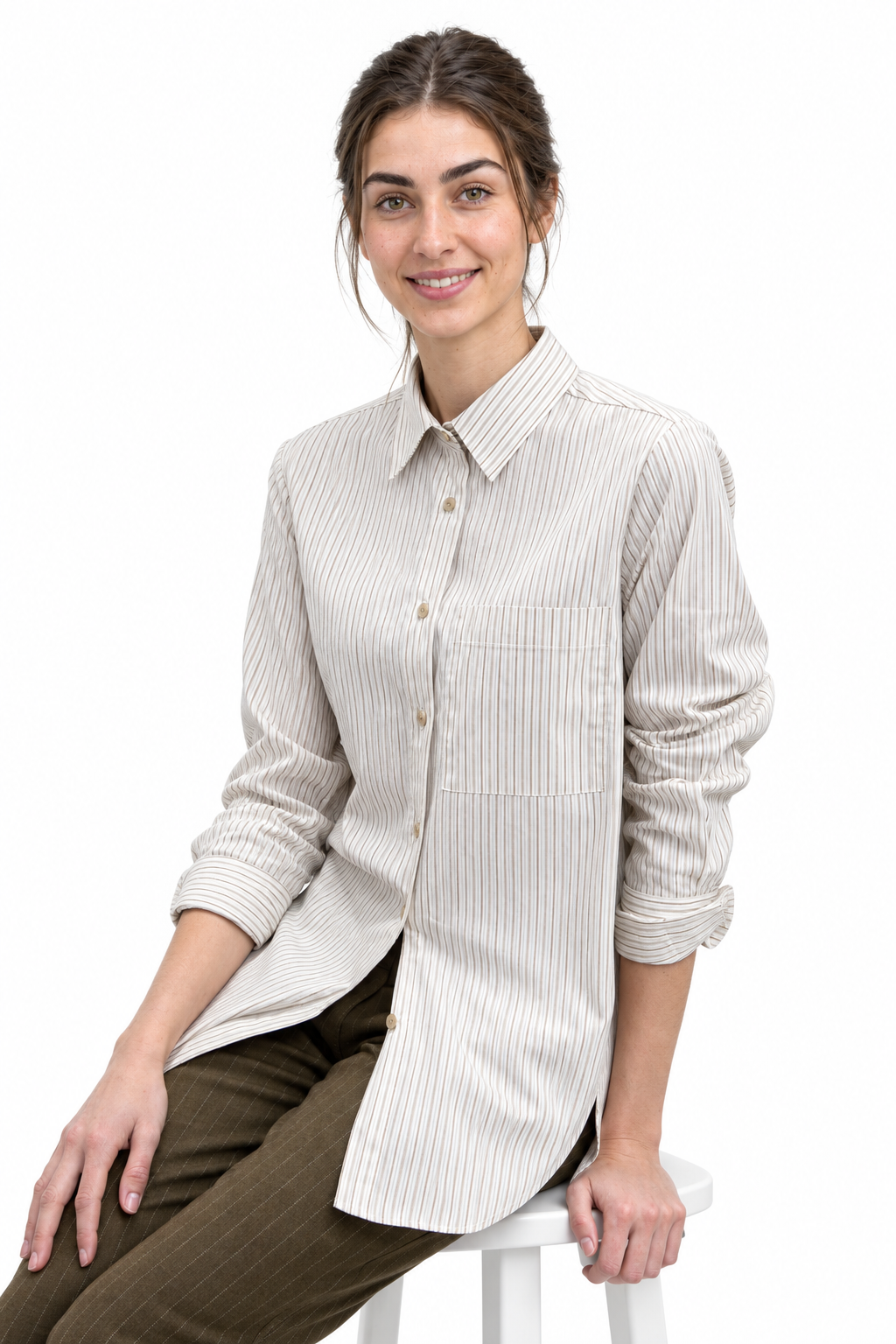 blusa raya beige